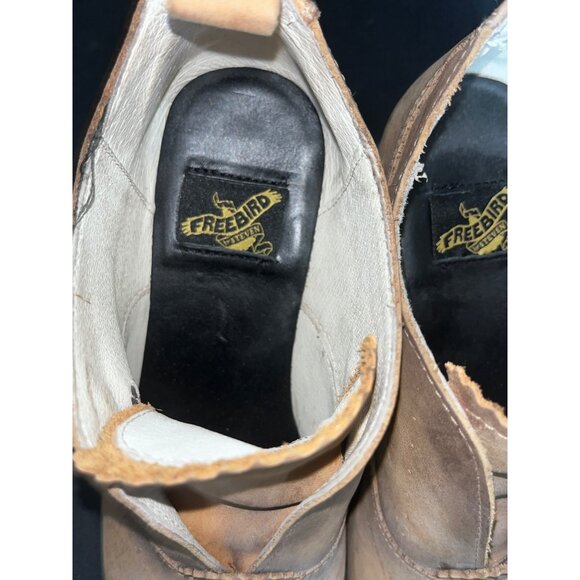 Freebird Brown Ankle Boots - Picture 6 of 13